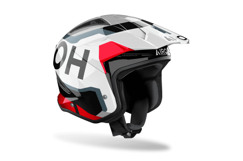 Airoh TRR II Jupiter hjelm rød blank