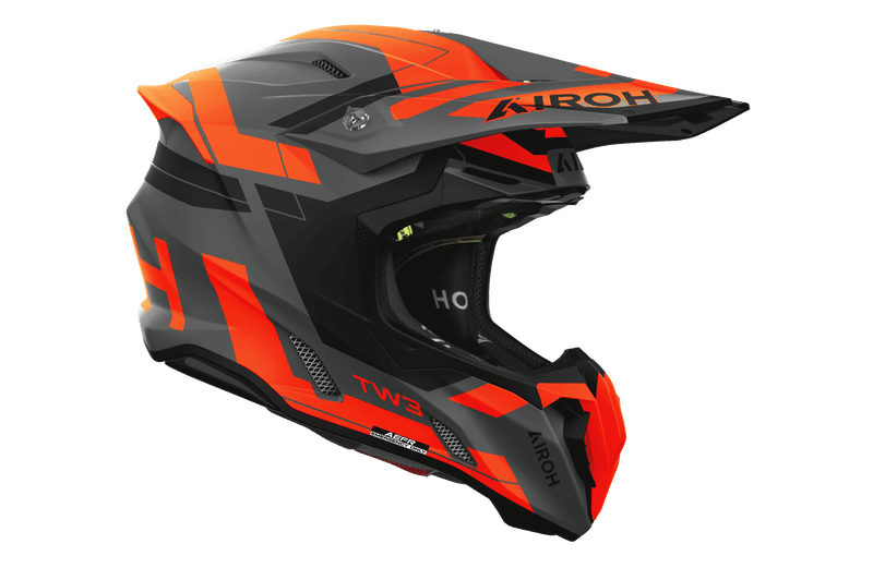 Airoh Twist 3 Dynasty hjelm oransje matt