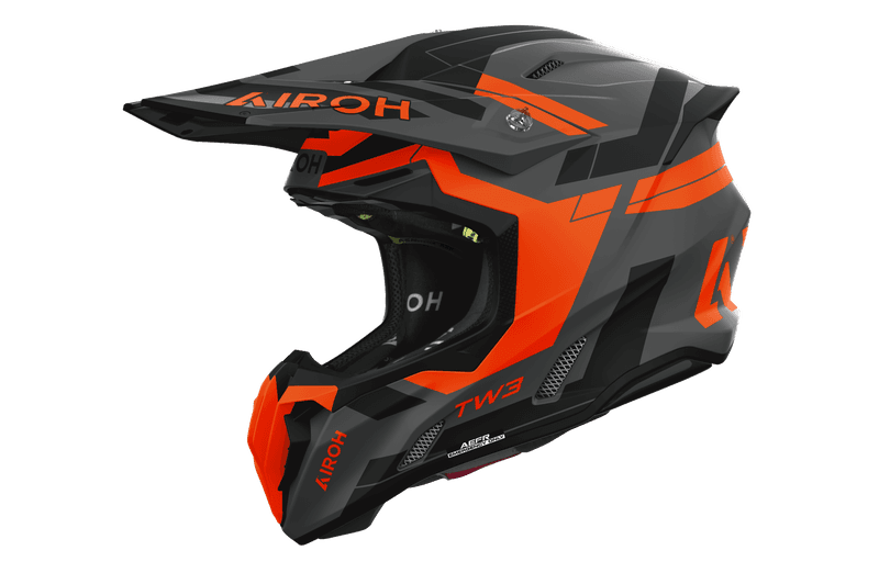 Airoh Twist 3 Dynasty hjelm oransje matt