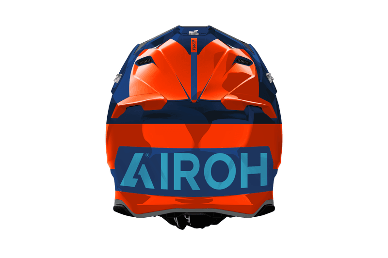 Airoh Twist 3 Fancy hjelm oransje/blå blank