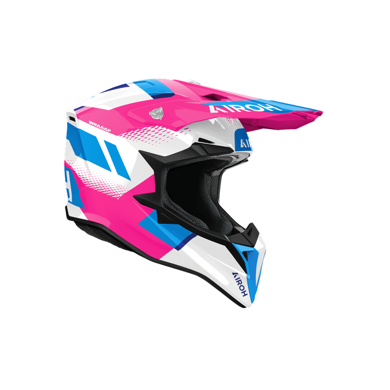 Airoh Wraaap Vision hjelm rosa blank