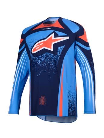 Alpinestars Techstar Nomur crosstrøye Navy/Oransje