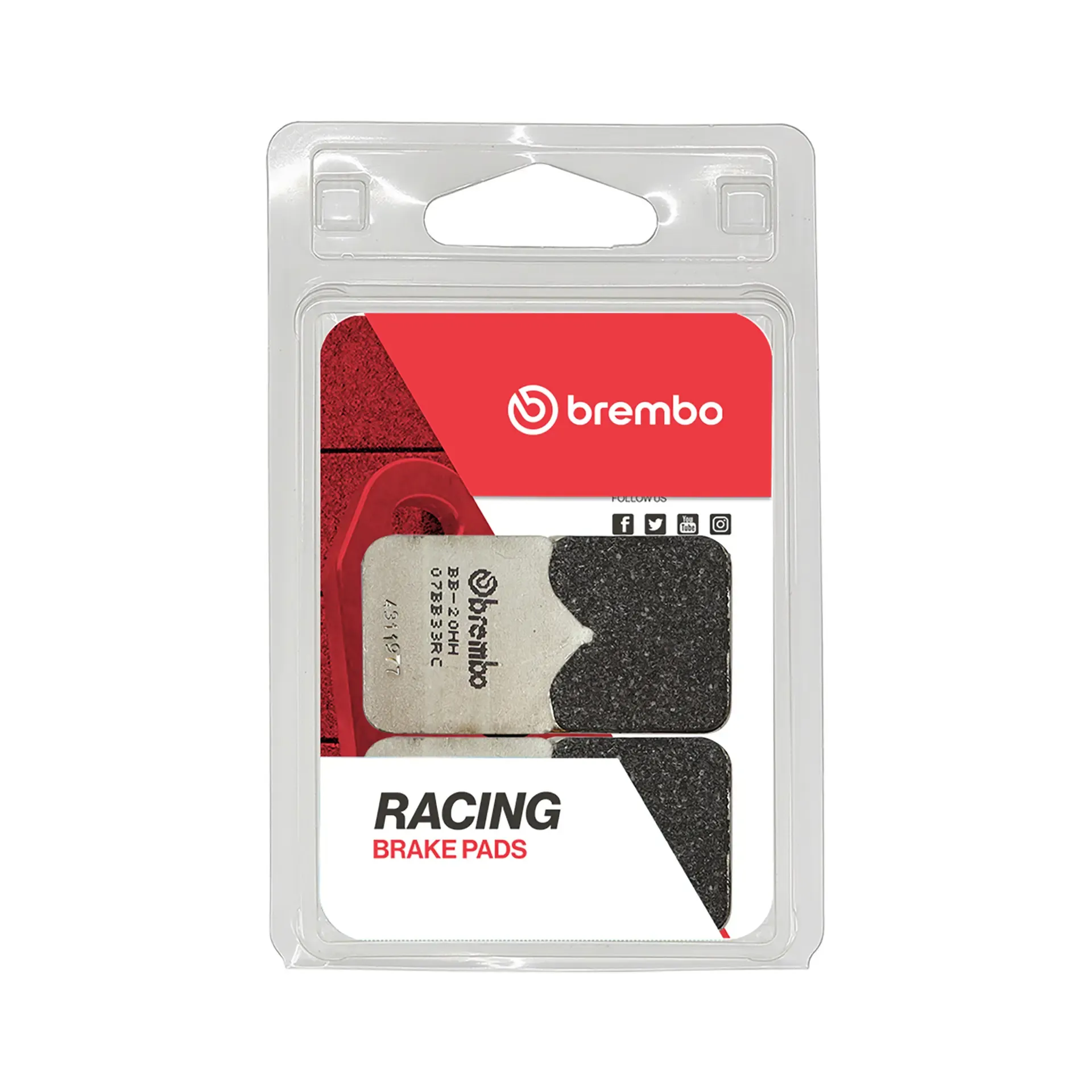 Brembo Brakepads Carbon-Ceramic Racing Front 07BB33RC — bilde 1