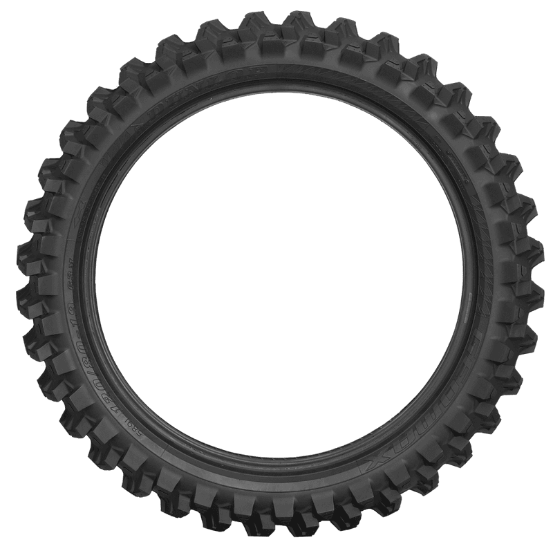 Dunlop Geomax MX14 bakdekk sett fra siden