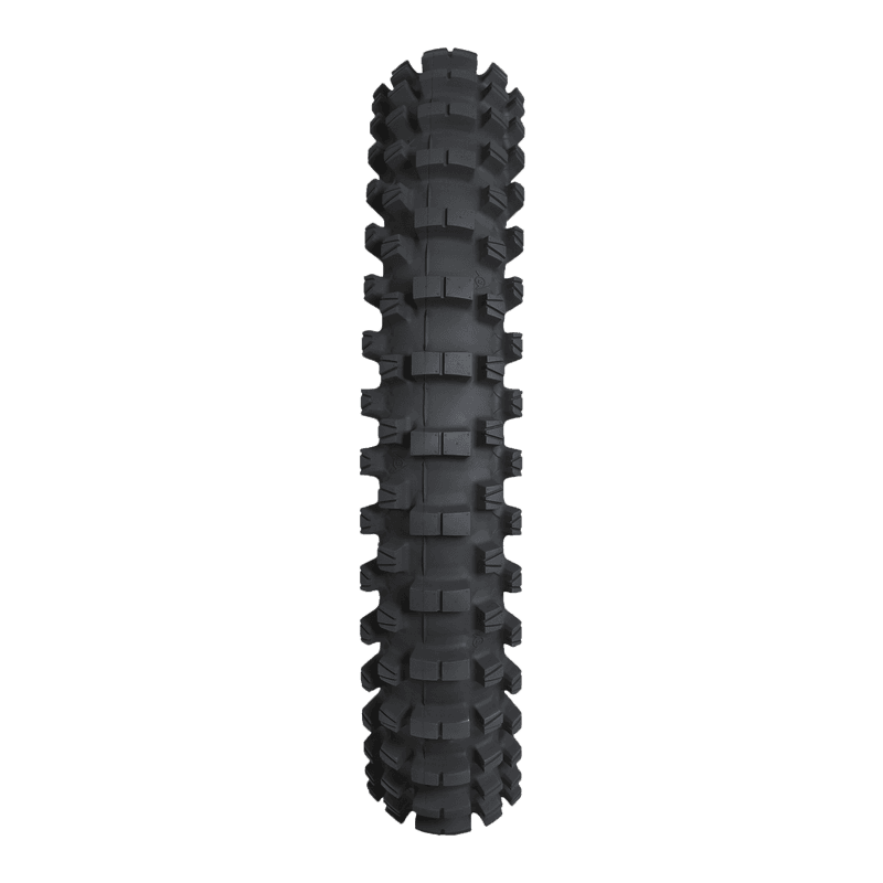 Dunlop Geomax MX34 bakdekk, knastmønsteret rett forfra