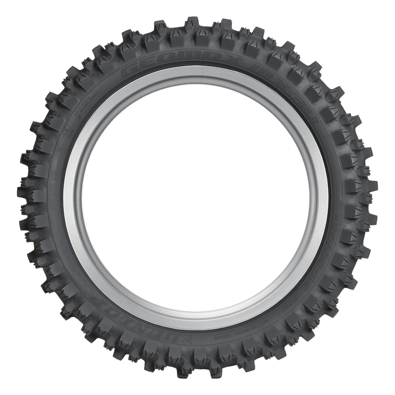 Dunlop Geomax MX34 bakdekk sett fra siden
