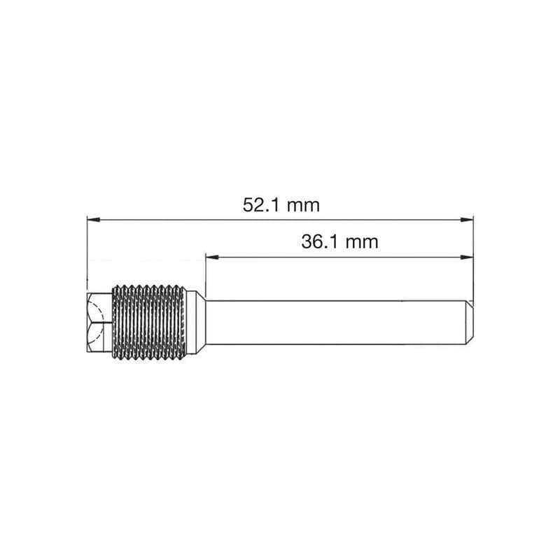 SBS 4509 Stainless Brake Pins — dimensjoner