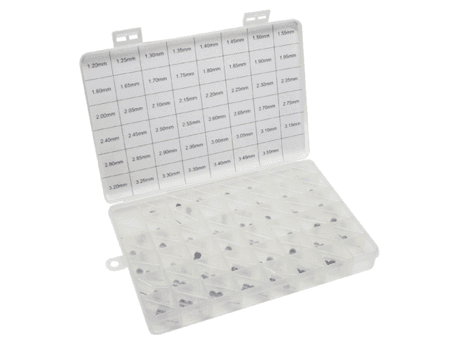 Sixty5 Valve shim kit 8.9mm 1.72-2.6mm (69pcs)