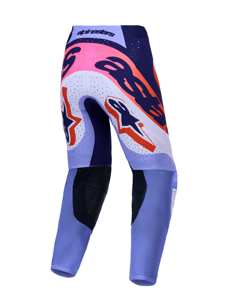 Alpinestars Supertech Dyna crossbukse Lilla/Rosa - bakfra