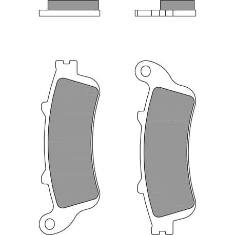 Brembo Brakepads Sintered Rear Road 07HO52SP — bilde 1