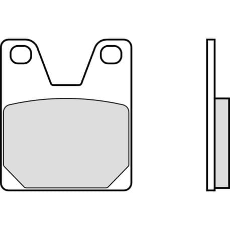 Brembo Brakepads Sintered Rear Road 07YA38SP — bilde 1