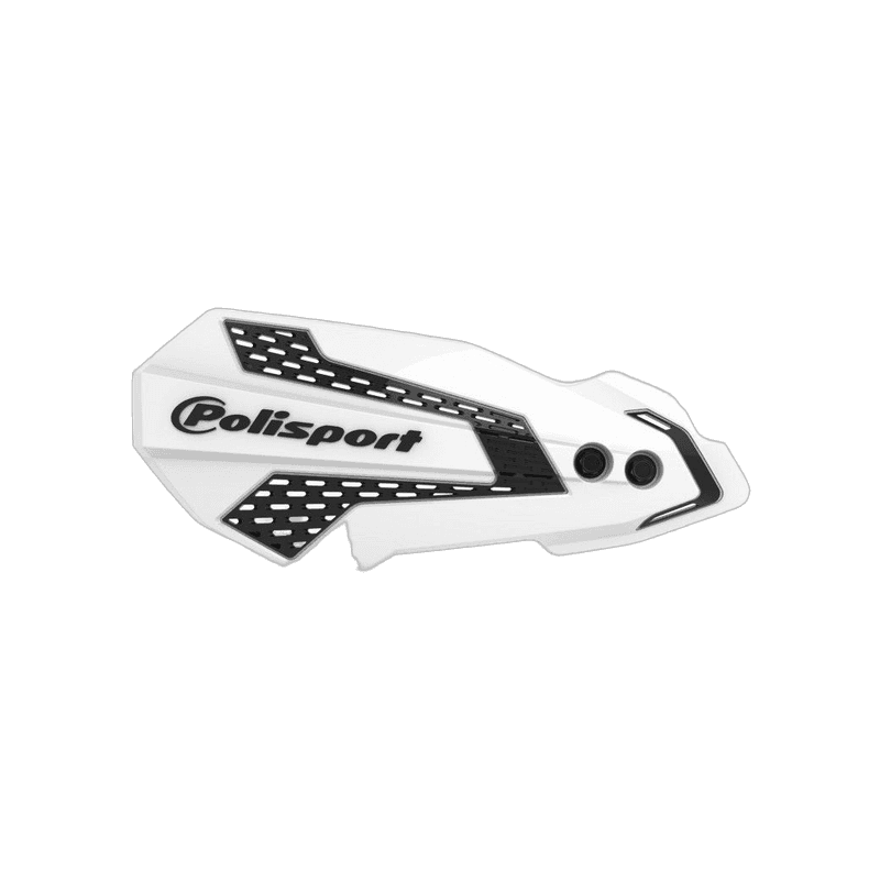 Polisport MX Flow håndbeskyttere Kawasaki KX450 2019+, KX250 2020+ Hvit/Sort