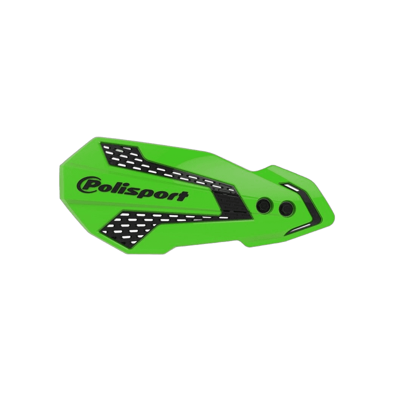 Polisport MX Flow håndbeskyttere Kawasaki KX450 2019+, KX250 2020+ Grønn/Sort