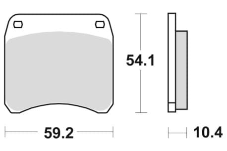 Sbs Brakepads Dual Carbon