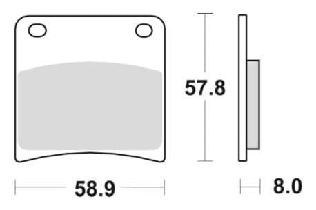 Sbs Brakepads Sintered rear
