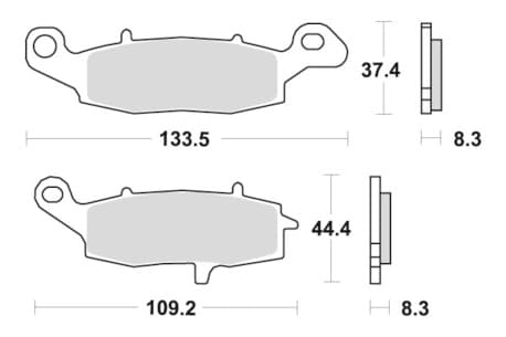 Sbs Brakepads Ceramic
