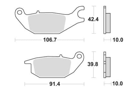 Sbs Brakepads Ceramic