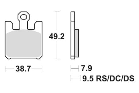 Sbs Brakepads Dual Carbon