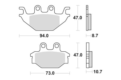 Sbs Brakepads Sintered Offroad