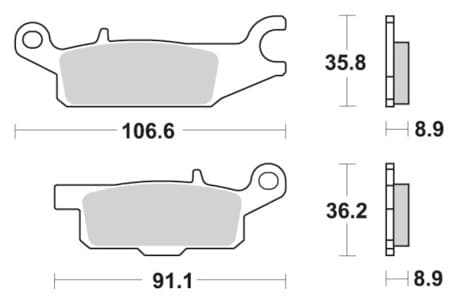 Sbs Brakepads Sintered Offroad
