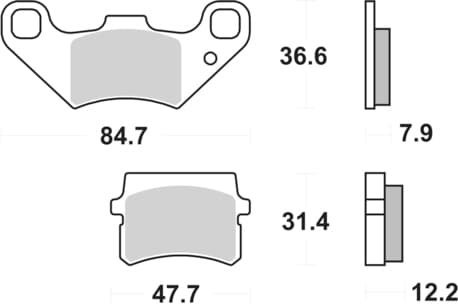 Sbs Brakepads Ceramic