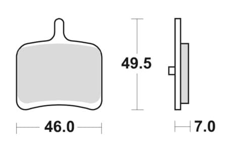 Sbs Brakepads Sintered rear