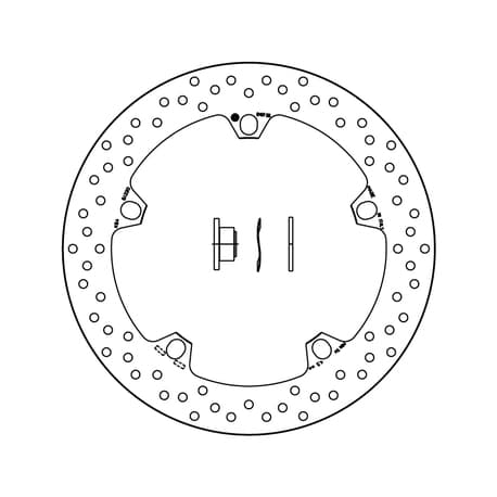 Brembo Serie Oro brakedisc 168B407D6 — bilde 1