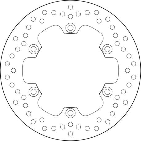 Brembo Serie Oro brakedisc 68B407M5 — bilde 1