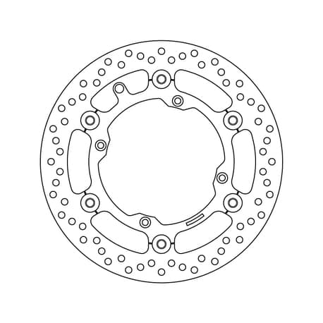 Brembo Serie Oro brakedisc floating 78B40814 — bilde 1