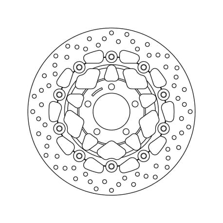 Brembo Serie Oro brakedisc floating 78B40820 — bilde 1