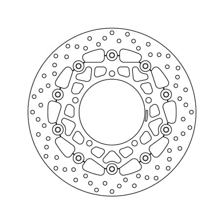 Brembo Serie Oro brakedisc floating 78B40866 — bilde 1