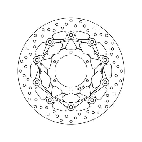 Brembo Serie Oro brakedisc floating 78B40867 — bilde 1