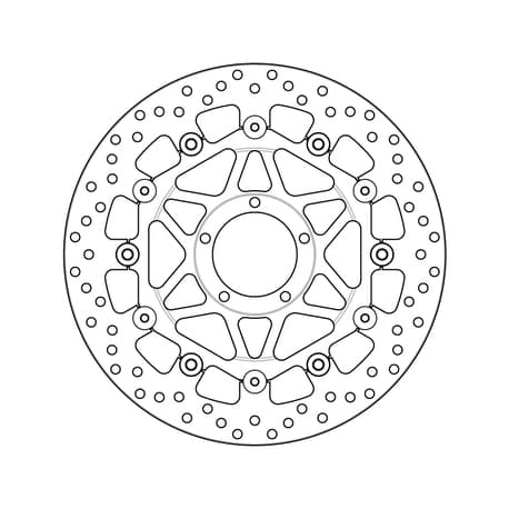 Brembo Serie Oro brakedisc floating 78B40890 — bilde 1