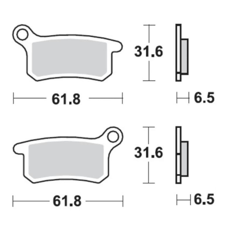 Moto-Master Brakepads KTM 65 '02-22