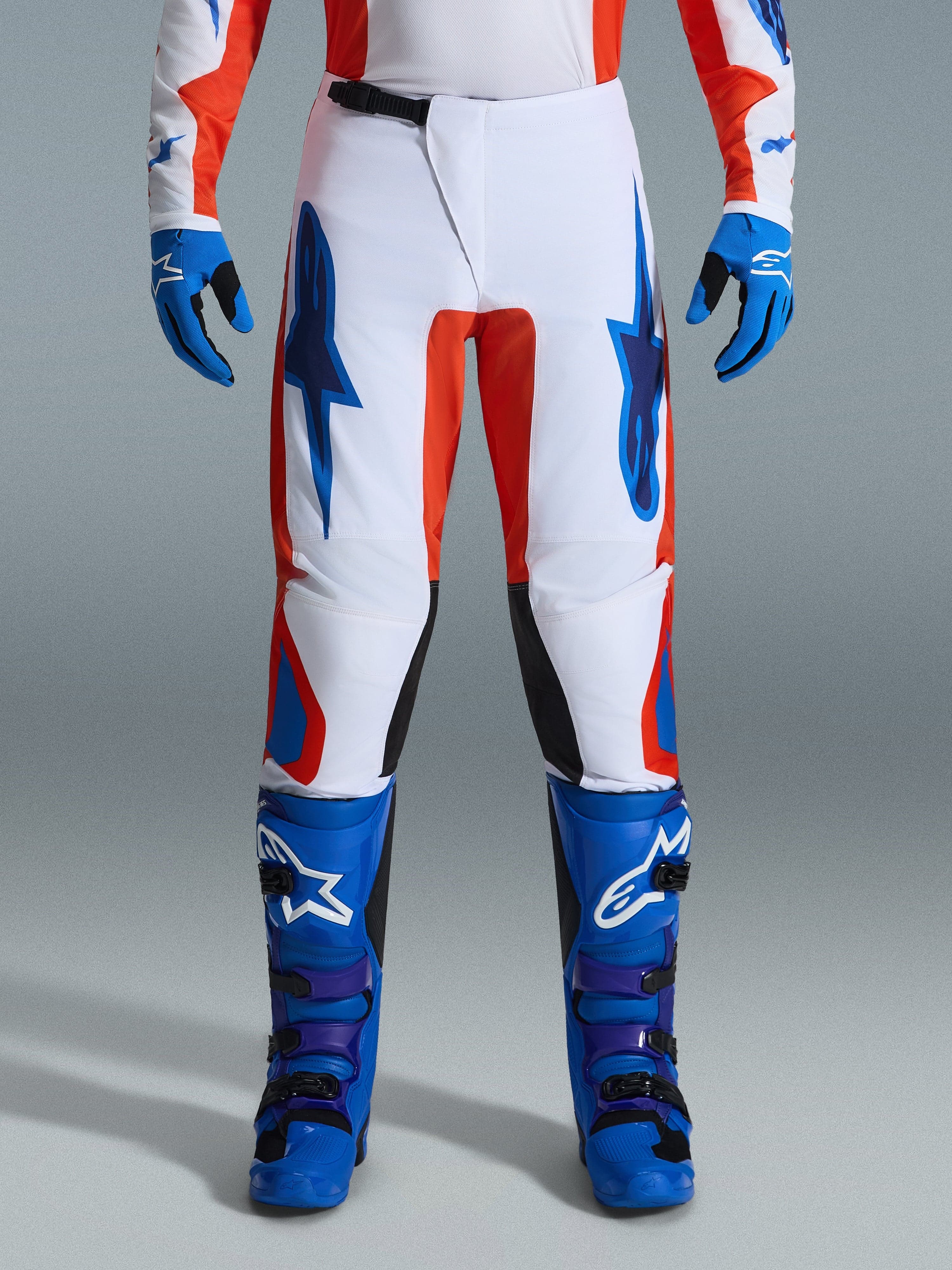 Alpinestars Fluid Grid crossbukse Oransje/UCLA-blå
