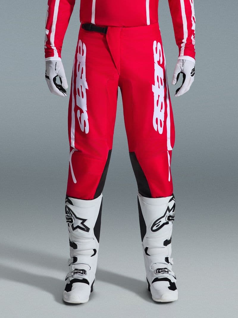 Alpinestars Fluid Apex crossbukse Rød/Hvit