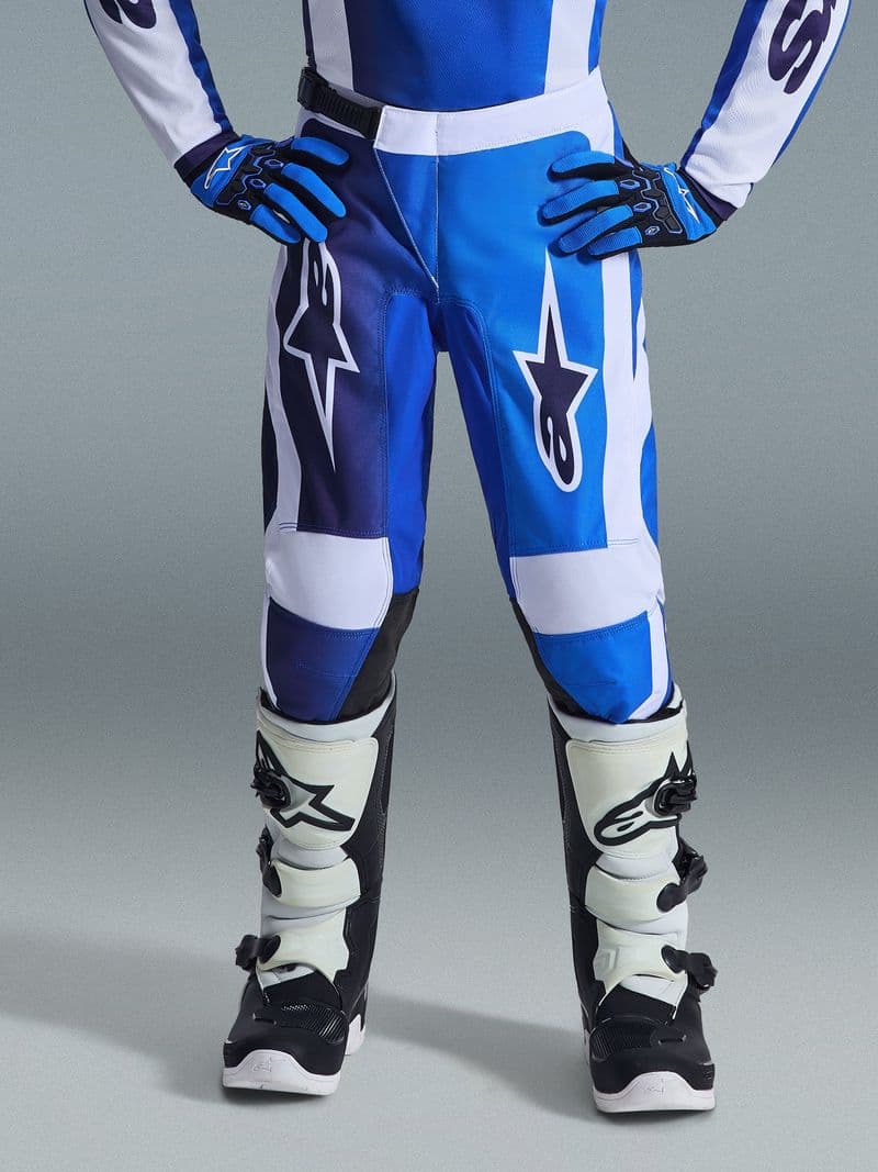 Alpinestars Youth Fluid Portl junior crossbukse UCLA-blå/Hvit