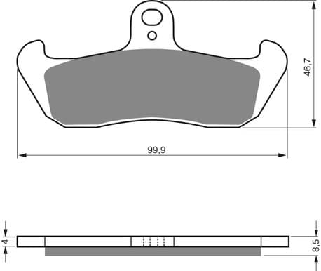 GOLDFREN Brake Pads 006 Ceramic Carbon AD