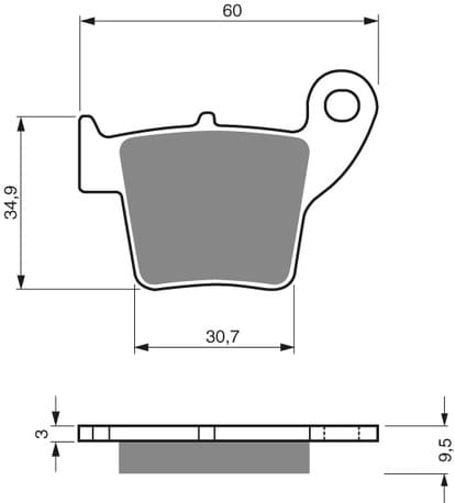 GOLDFREN Brake Pads 176 Ceramic Carbon S33