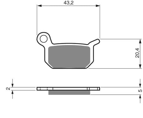 GOLDFREN Brake Pads 190 Ceramic Carbon S3