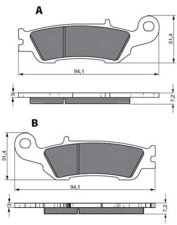 GOLDFREN Brake Pads 248 Ceramic Carbon S33