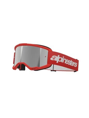 Alpinestars Goggle Vision 3 WORDMARK Red/ Mirror SILVER
