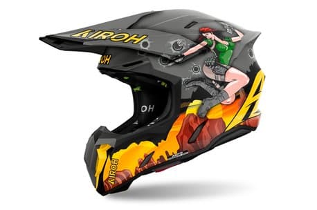 Airoh Twist 3 Adventure hjelm matt