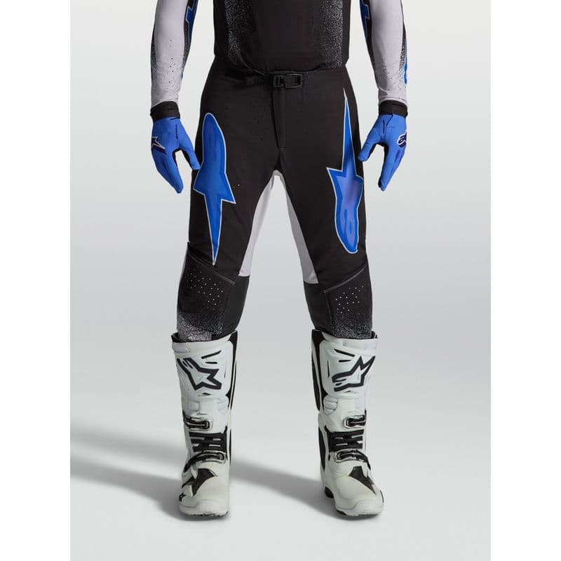 Alpinestars Supertech Hiten AFD crossbukse Sort/Lilla/Blå - bilde 1