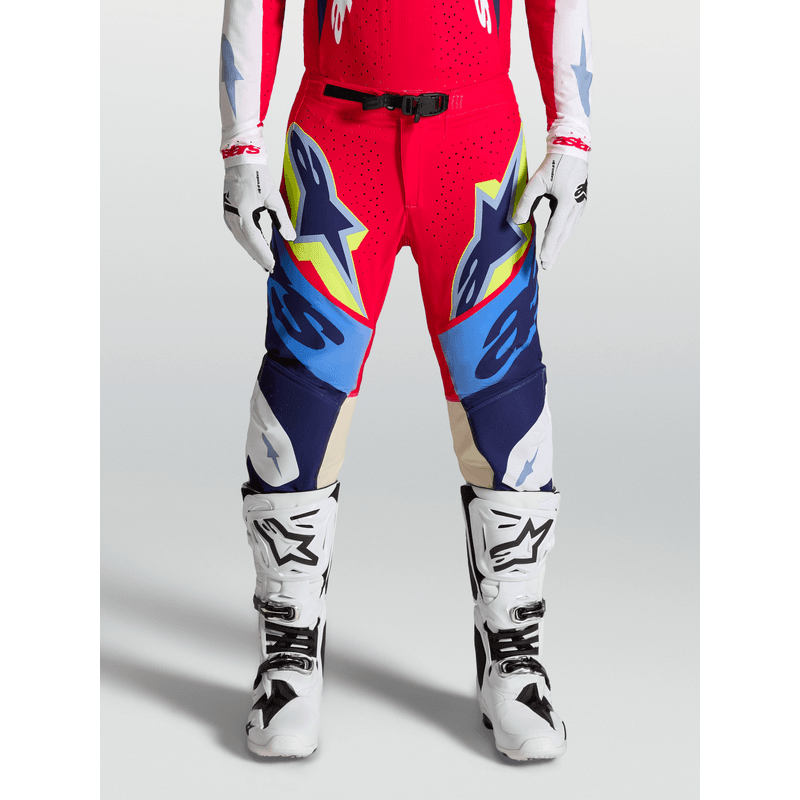 Alpinestars Supertech Dyna crossbukse Rød/Hvit/Blå - bilde 1