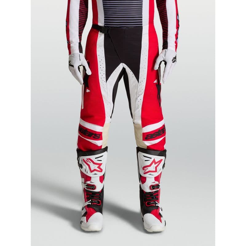 Alpinestars Techstar Maven crossbukse Rød/Hvit/Lavendel/Sort - bilde 1