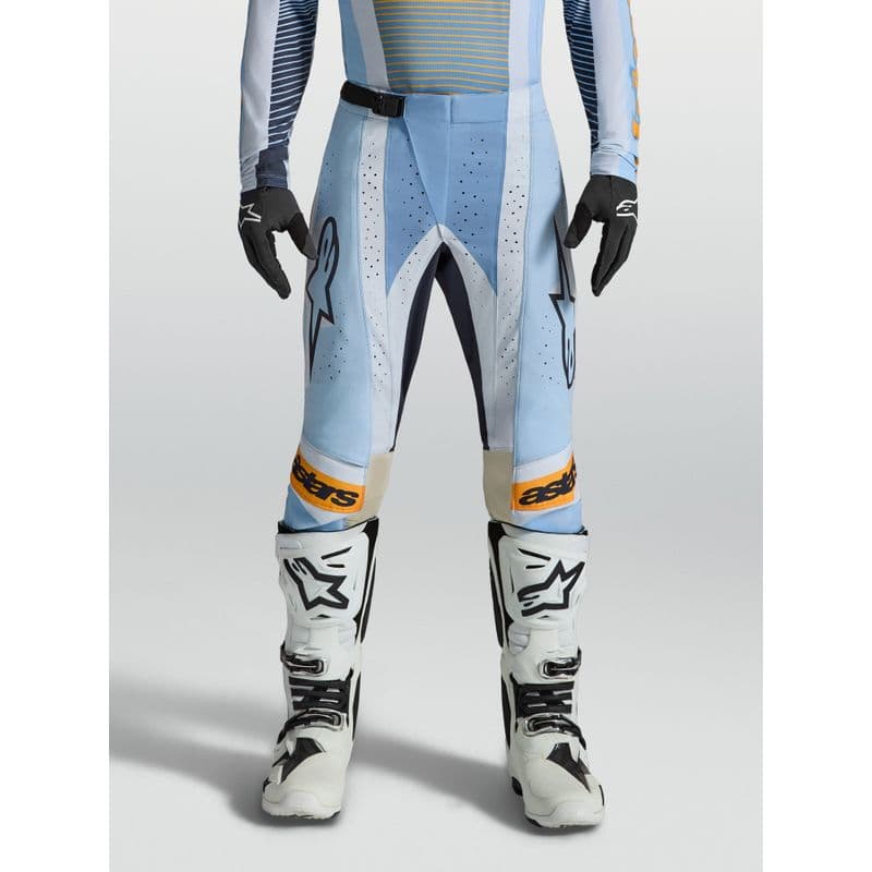 Alpinestars Techstar Maven crossbukse Blå/Tangerine/Sort - bilde 1
