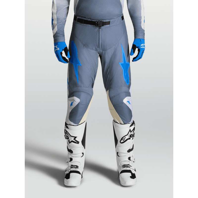 Alpinestars Racer Amber crossbukse Grå/Lilla/UCLA-blå - bilde 1