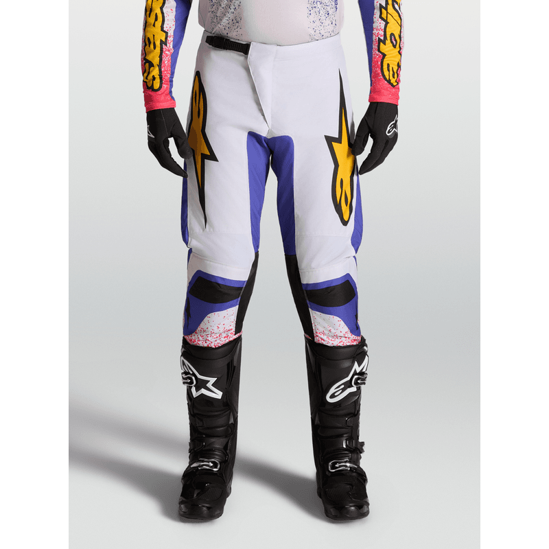 Alpinestars Fluid Drag crossbukse Lilla/Blå/Gull - bilde 1