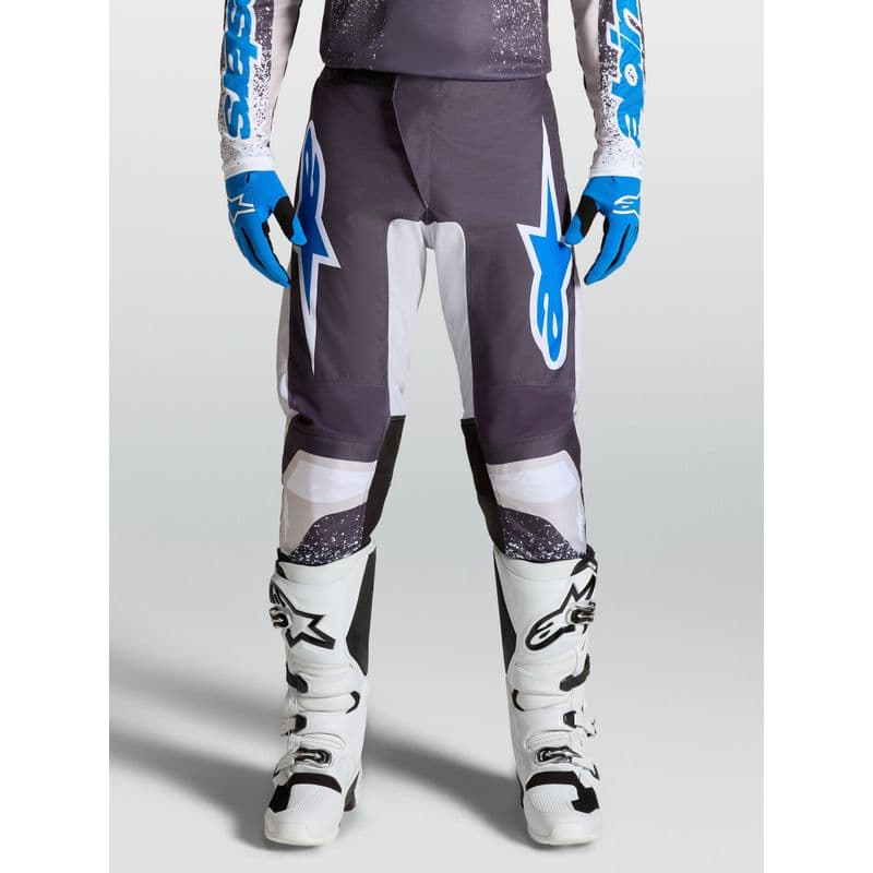 Alpinestars Fluid Drag crossbukse Grå/Lilla/UCLA-blå - bilde 1